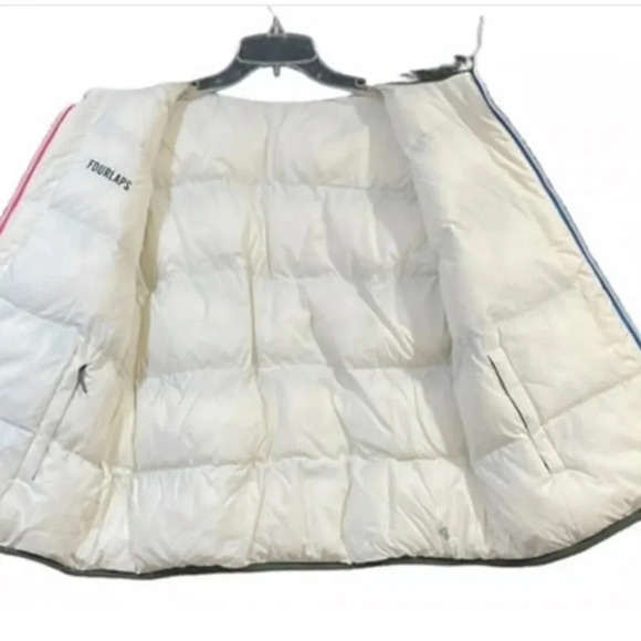 NWT Fourlaps 4 Reversible Polar Quilted Sherpa Down Filled Winter Jacket Size M - Picture 7 of 15